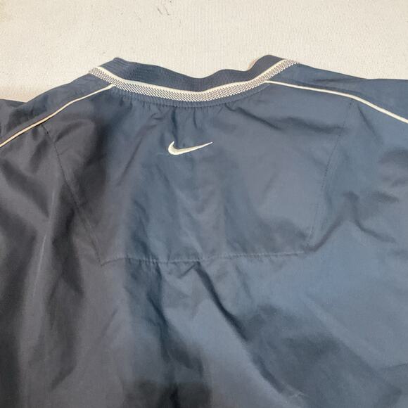 Nike Golf Vest Mens Large windbreaker Pullover Zip Pockets Blue V-Neck - Picture 6 of 7